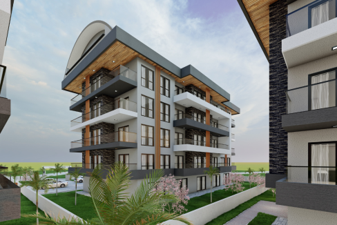 Alanya Oba da Sea Pearl Park Projesi 1+1 Daireler Ve 2+1 Dubleks Daireler