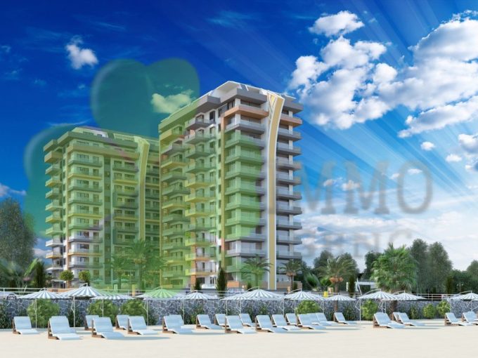 Alanya Mahmutlar da Denize Sıfır Satılık 1+1 Daireler