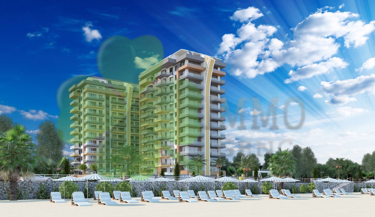 Alanya Mahmutlar da Denize Sıfır Satılık 1+1 Daireler