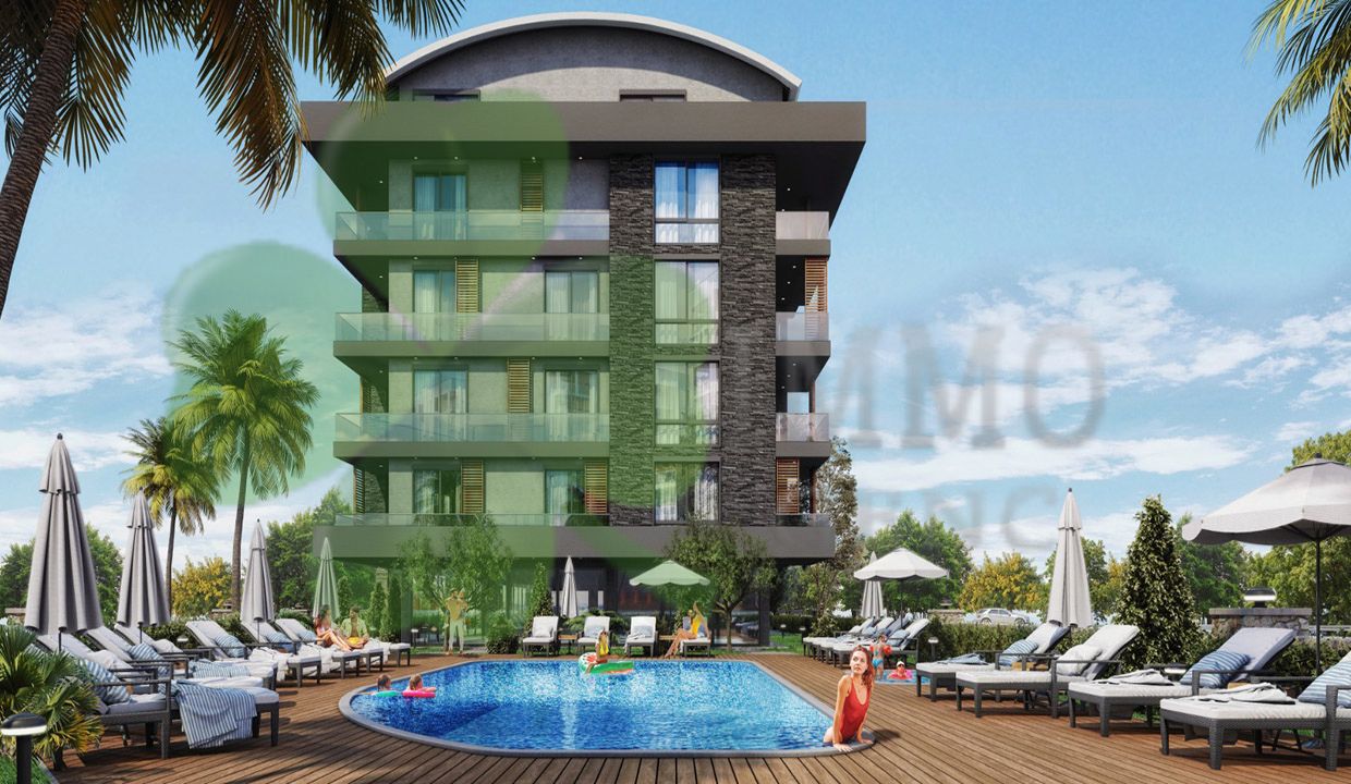 Alanya Oba da Yeni Proje Satılık 1+1,2+1,3+1 Daire ve Dubleksler