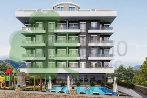 Alanya Oba da Yeni Proje Satılık 1+1 Daireler
