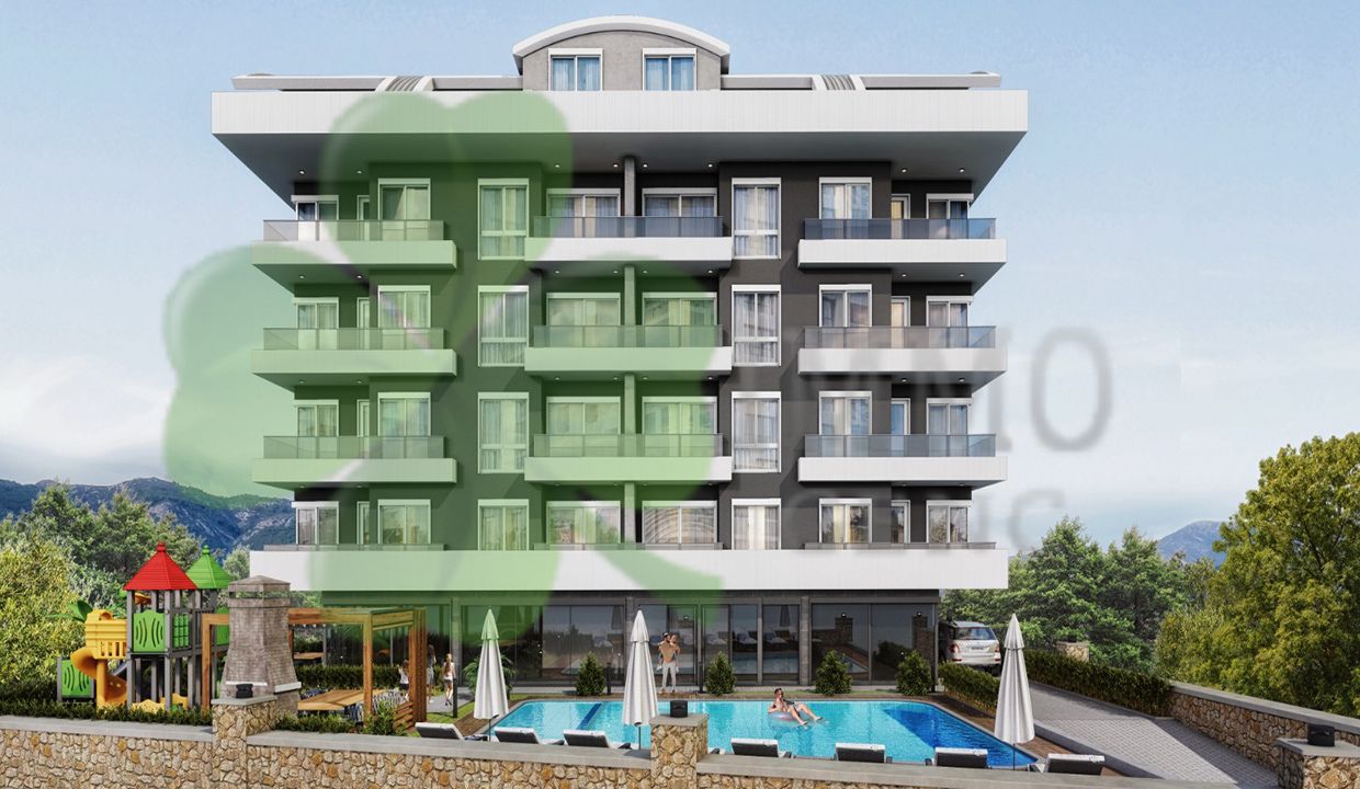 Alanya Oba da Yeni Proje Satılık 1+1 Daireler