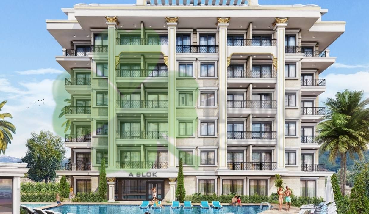 Alanya Oba da Satılık Aktiviteli 1+1, 2+1, 3+1 Daire ve Dubleksler
