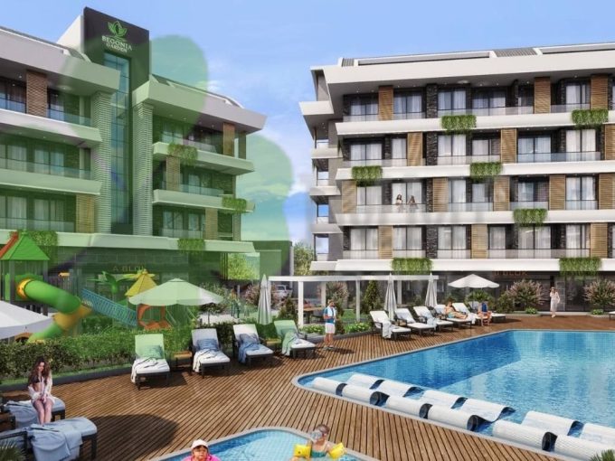 Alanya Oba da Satılık Yeni Proje 1+1 Daireler